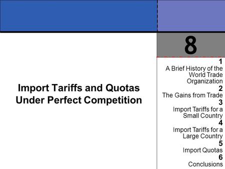 Import Tariffs and Quotas Under Perfect Competition