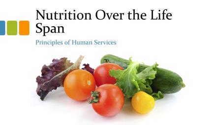 Nutrition Over the Life Span Principles of Human Services.