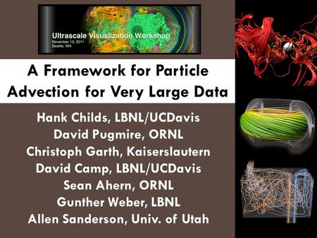 A Framework for Particle Advection for Very Large Data