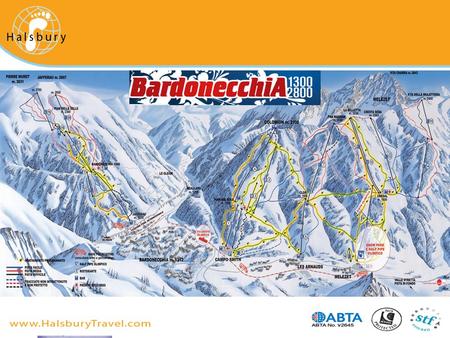 Tonale: ski area description by Halsbury Travel Over 100km of marked runs.