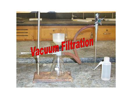 Vacuum Filtration.