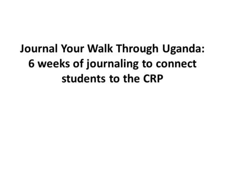 DIRECTIONS: You will have the first 8 minutes of every class period to answer the questions on this PowerPoint. (If the journal is not finished during.