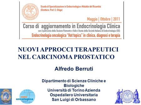 NUOVI APPROCCI TERAPEUTICI NEL CARCINOMA PROSTATICO