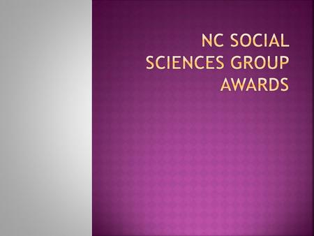 NC Social Sciences Level 5 – GF8C 45 NC Social Sciences Level 6 – GF8M 46.