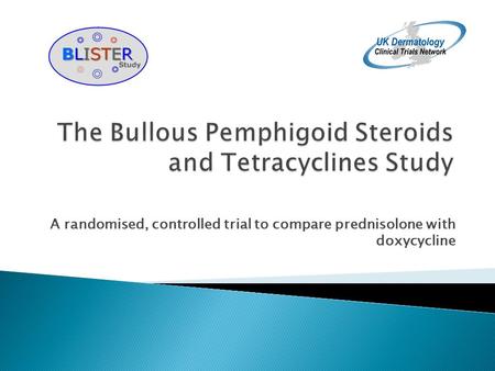 A randomised, controlled trial to compare prednisolone with doxycycline.