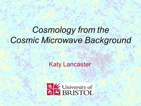 Cosmology from the Cosmic Microwave Background