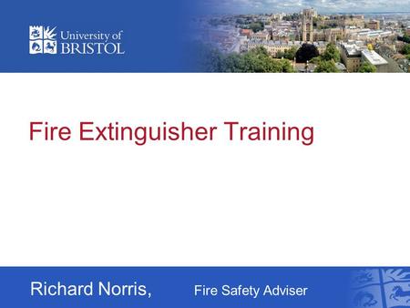 Fire Extinguisher Training