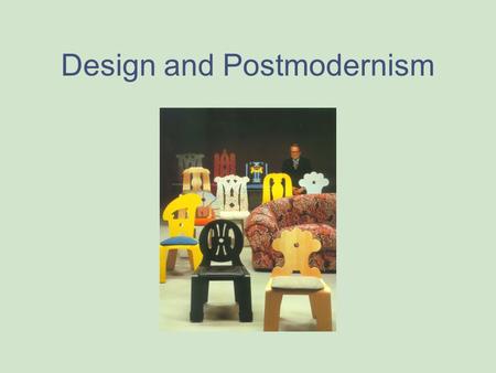 Design and Postmodernism