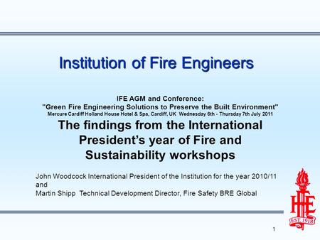 Institution of Fire Engineers