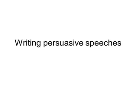 Writing persuasive speeches. Words and deeds Jimmy Reid was a Scottish politician. In 1971, he was elected Rector of Glasgow University by the students.