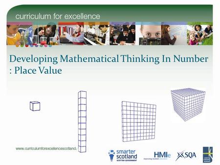 Developing Mathematical Thinking In Number : Place Value.