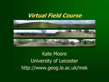 Kate Moore University of Leicester