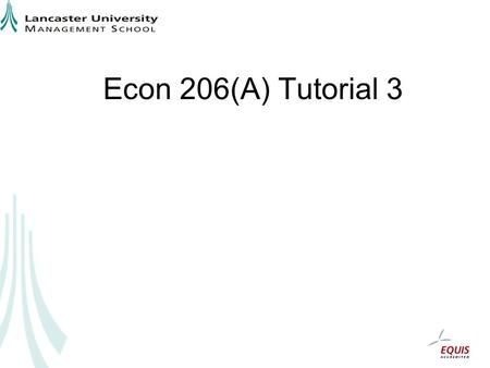 Econ 206(A) Tutorial 3. Price Elasticity of Demand Relationship between a change in price and the change in demand. The more elastic is demand the greater.