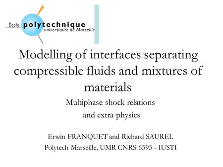 Multiphase shock relations and extra physics