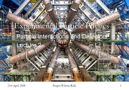 Experimental Particle Physics