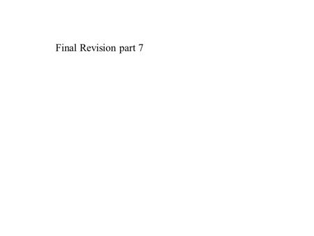 Final Revision part 7. Do we make our own destiny? If we do good will it affect others or if we do nothing is that ok?