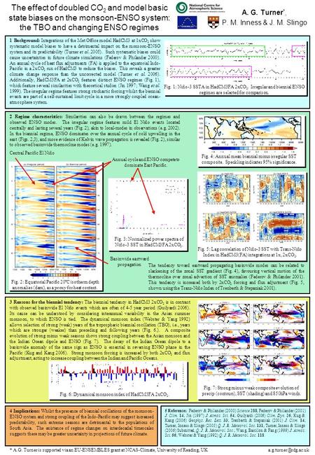 3 Reasons for the biennial tendency: The biennial tendency in HadCM3 2xCO 2 is in contrast with observed basinwide El Niño events which are often of 4-5.