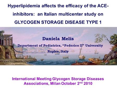 GLYCOGEN STORAGE DISEASE TYPE 1