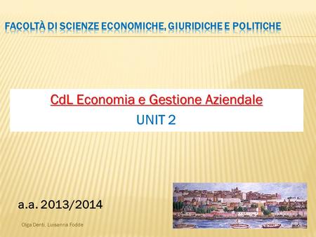 Facoltà di Scienze Economiche, Giuridiche e Politiche