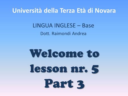 Università della Terza Età di Novara