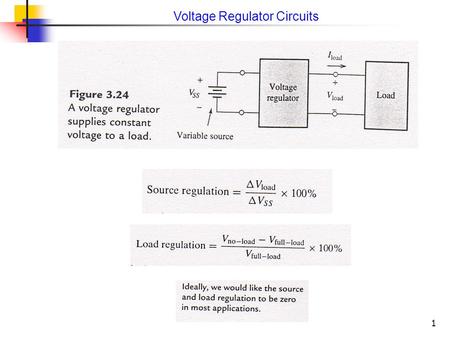 Voltage Regulator Circuits