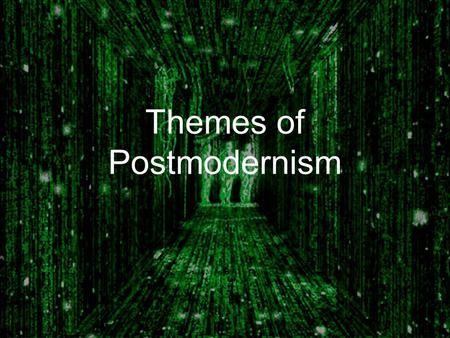 Themes of Postmodernism. Modern Architecture Seagram Building 1958.