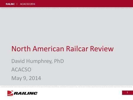 RAILINC I ACACSO 2014 + + + + + + + + + + + + + + + + + + + + + + + + + + + + + + + + + + + + + + + + + + + + + + + + + + + + + + + + + + + + + + + + +