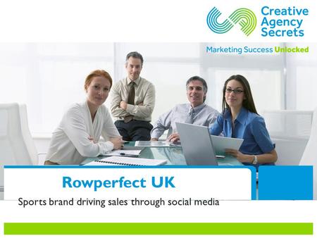 Rowperfect UK Sports brand driving sales through social media.