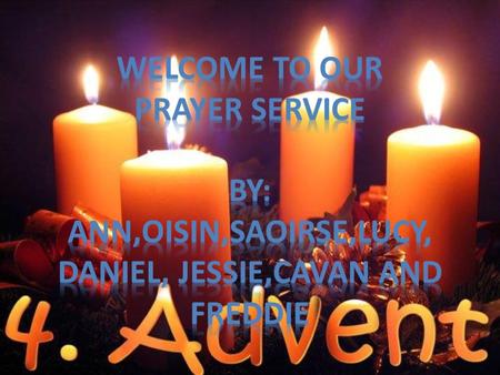 The word Advent derives from the Latin word meaning coming. The Lord is coming. We may reflect that every year at this time we celebrate his coming,