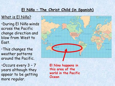 El Niño – The Christ Child (in Spanish)