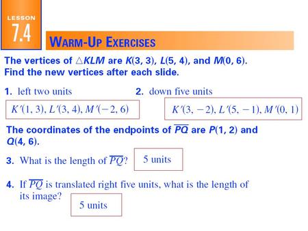 Rotations 7.4 Rotations 7.4 Chapter 7 Section 7.4 Translations.