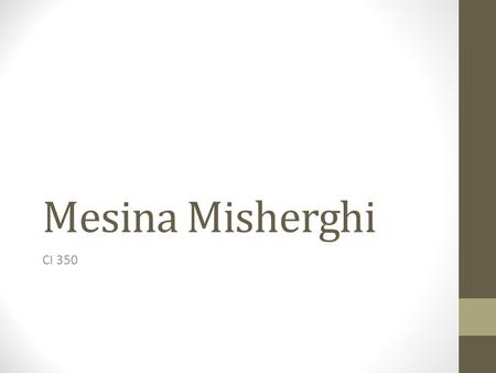 Mesina Misherghi CI 350. Introduction For my Assure Plan, I will be working with Number and Operations and Algebra in mathematics for a kindergarten class.