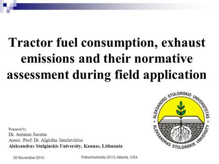 Petrochemistry-2015, Atlanta, USA