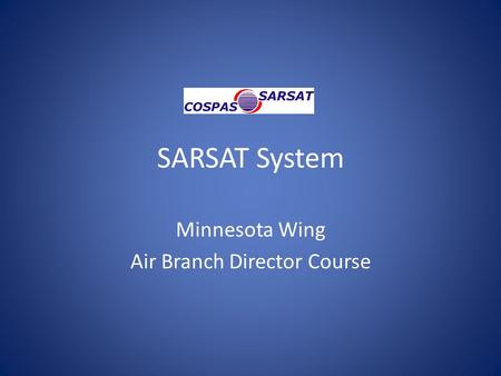 Minnesota Wing Air Branch Director Course