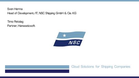 Cloud Solutions for Shipping Companies