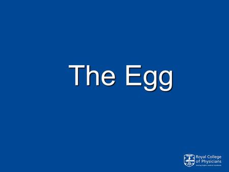 The Egg. Accreditation of stroke services A pilot project to test the hypothesis that service accreditation is the natural and necessary link between.