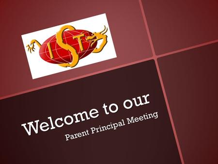 Welcome to our Parent Principal Meeting. Library Week Library Week October 17 to25.