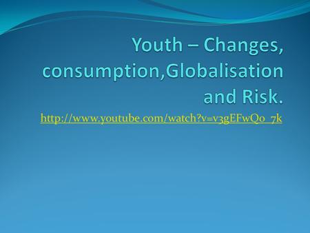 How have the lives of young people changed over the past 60 years? Education and employment and qualifications.