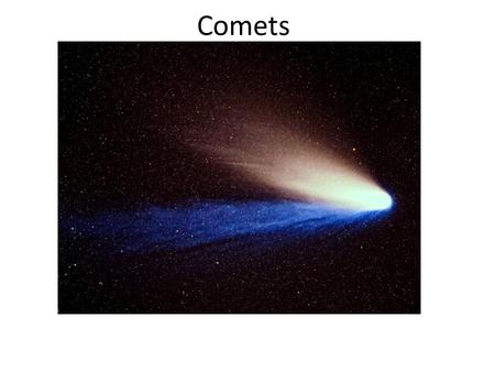 Comets. The Kuiper Belt Many Plutoids and smaller icy planetismals or “cometary bodies” orbit close to the same plane as the planets forming a “belt”