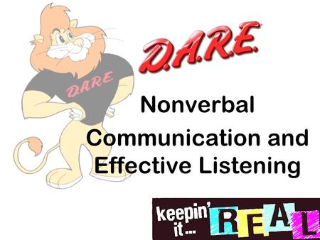 Nonverbal Communication and Effective Listening