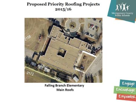 1. 2 CES, MBE, GLE Replace ACM soffit – CT/CMPL SMS GLE, MBE, CES Replace Stage Rigging and Lighting (ACM wiring) CMPL CHS and SMS Brick masonry improvements.