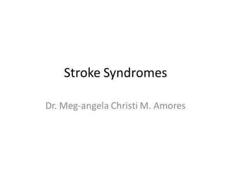 Dr. Meg-angela Christi M. Amores