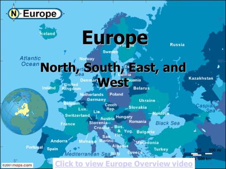 North, South, East, and West