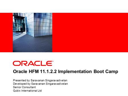 Oracle HFM Implementation Boot Camp