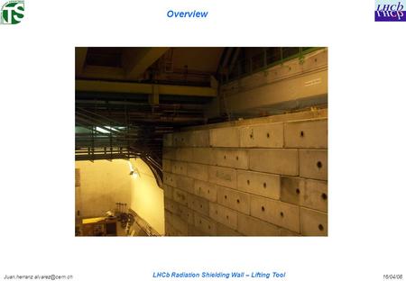 LHCb Radiation Shielding Wall – Lifting Tool Overview.