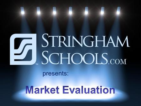 Presents:. Market Evaluation – Analyzing Property CMA Appraisal BPO.