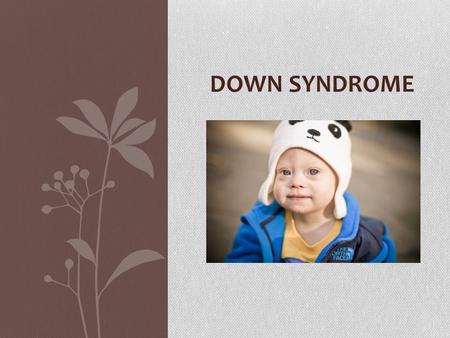 DOWN SYNDROME. Down syndrome In every cell in the human body there is a nucleus, where genetic material is stored in genes. Genes carry the codes responsible.