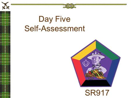 Day Five Self-Assessment