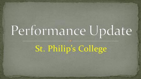 St. Philip’s College. 17% Full-Time, 83% Part-Time 56% Female, 44% Male Ethnicity 52% Hispanic 12% African-American 30% White 34% Economically Disadvantaged.