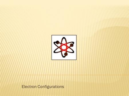 Electron Configurations.  Energy level of an electron analogous to the rungs of a ladder  The electron cannot exist between energy levels, just like.